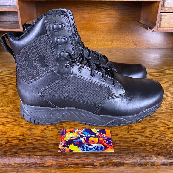 NEW ⚫ Under Armour Stellar Mens Tactical Boot Sz 9 - Picture 2 of 5